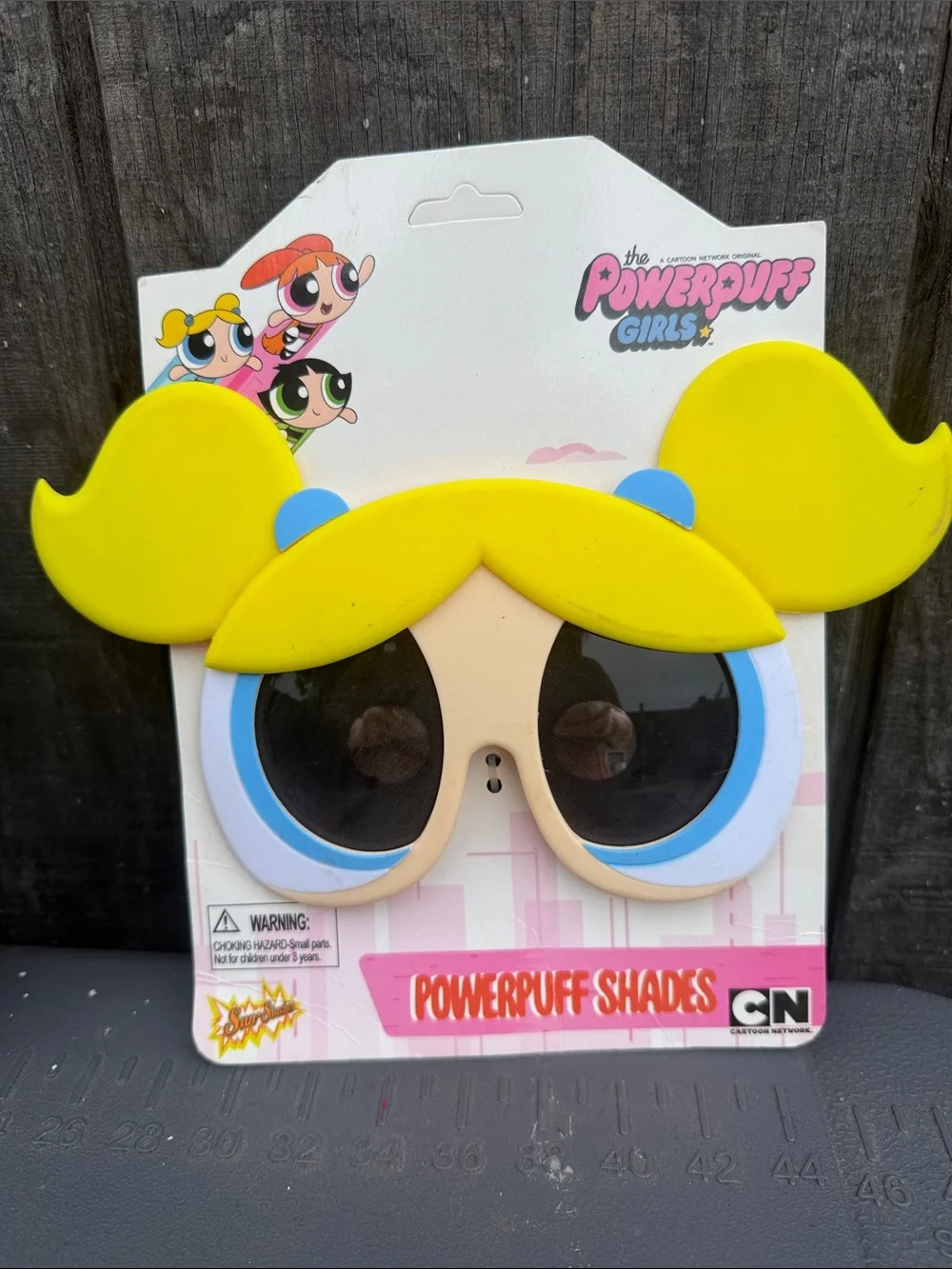The Powerpuff Girls Bubbles Sunglasses - Yellow & Blue Power Puff Shades